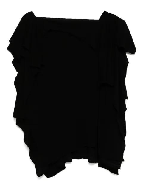 draped twisted vest by YOHJI YAMAMOTO