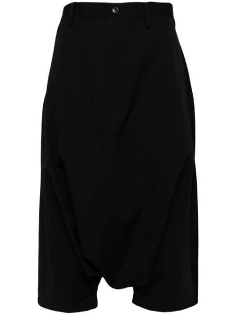 drop-crotch wool trousers by YOHJI YAMAMOTO