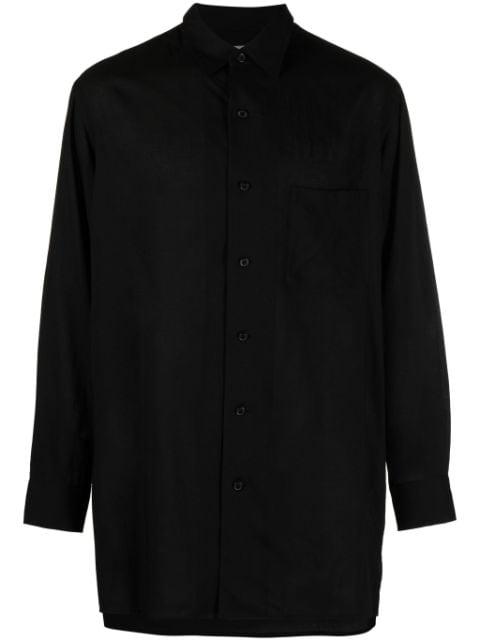drop-shoulder classic-collar shirt by YOHJI YAMAMOTO
