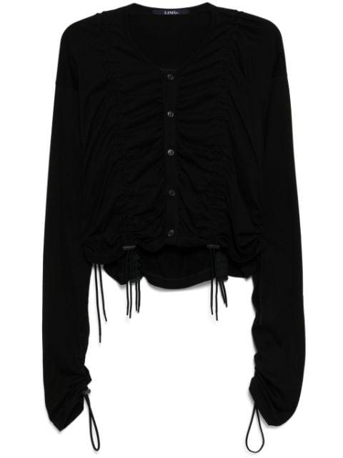 elasticated cardigan by YOHJI YAMAMOTO