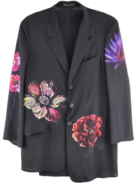 floral-print jacket by YOHJI YAMAMOTO