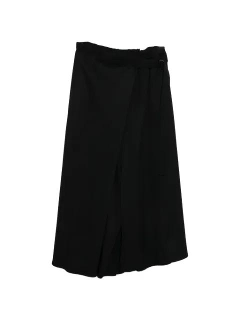 gabardiine wrapped trousers by YOHJI YAMAMOTO
