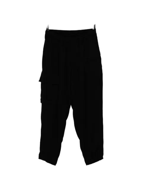 gabardine flap-pocket trousers by YOHJI YAMAMOTO