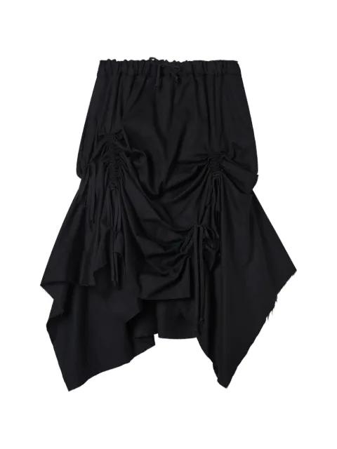 gathered midi skirt by YOHJI YAMAMOTO