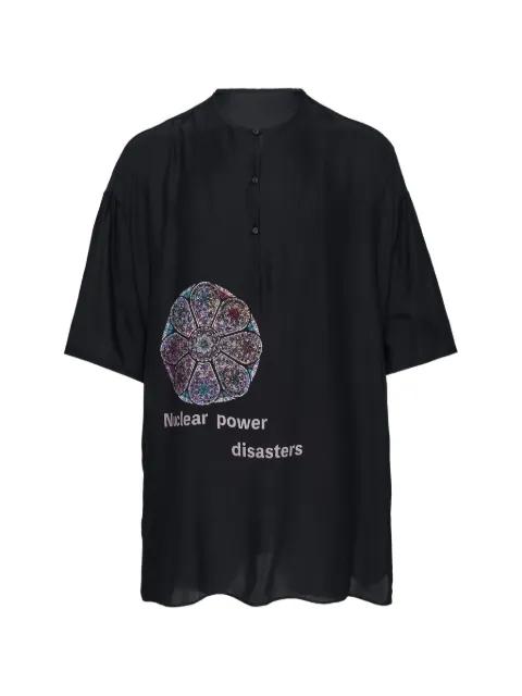 graphic-print T-shirt by YOHJI YAMAMOTO