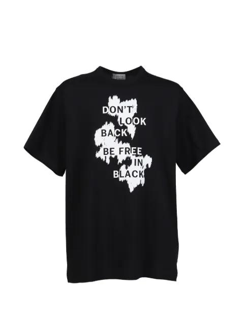 graphic-print T-shirt by YOHJI YAMAMOTO