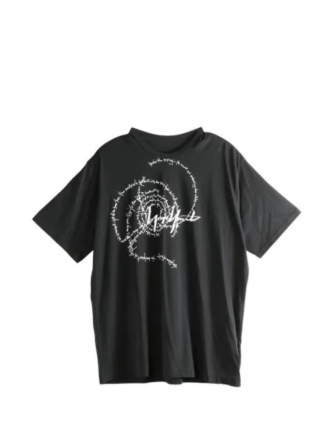 graphic-print T-shirt by YOHJI YAMAMOTO