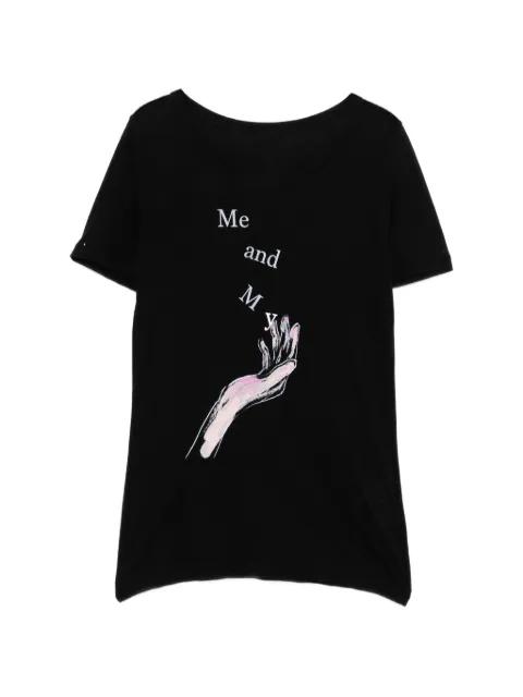 graphic-print T-shirt by YOHJI YAMAMOTO