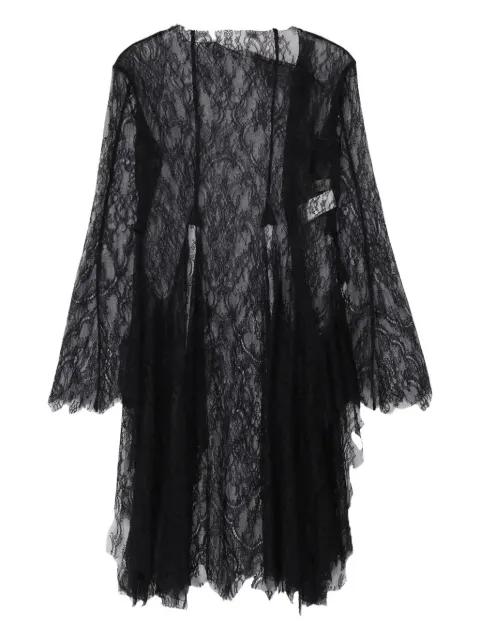 lace long-sleeve blouse by YOHJI YAMAMOTO