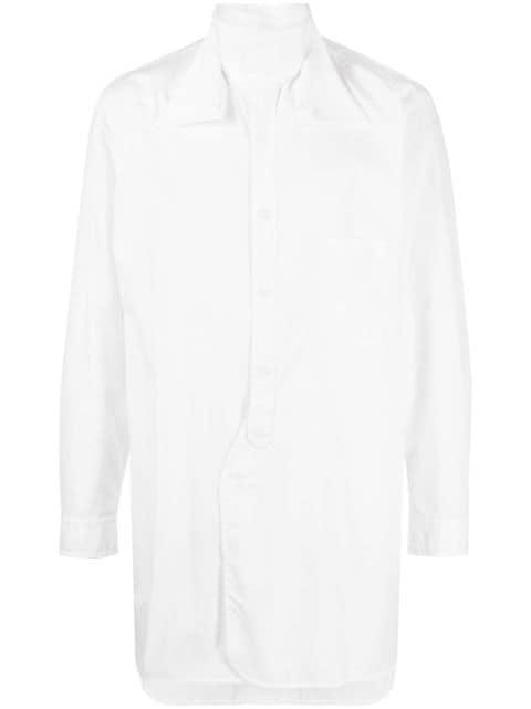 layered cotton shirt by YOHJI YAMAMOTO