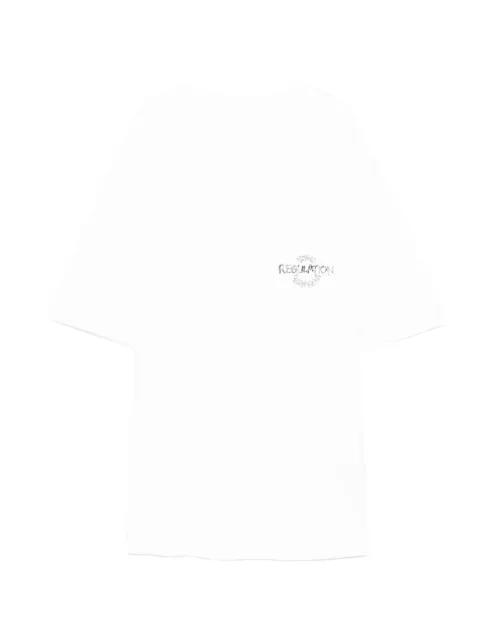 logo print T-shirt by YOHJI YAMAMOTO