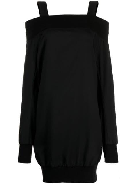 long-sleeved wool dress by YOHJI YAMAMOTO