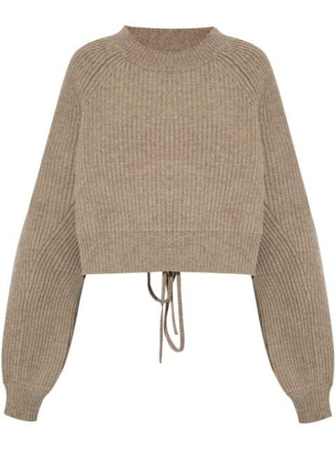 open-back jumper by YOHJI YAMAMOTO