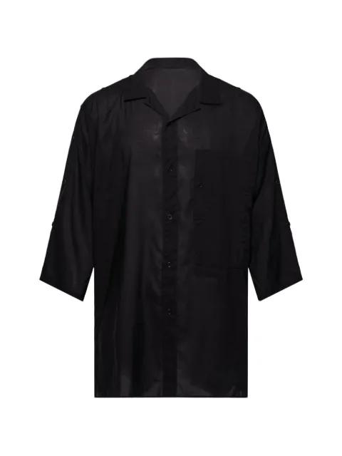 panelled shirt by YOHJI YAMAMOTO