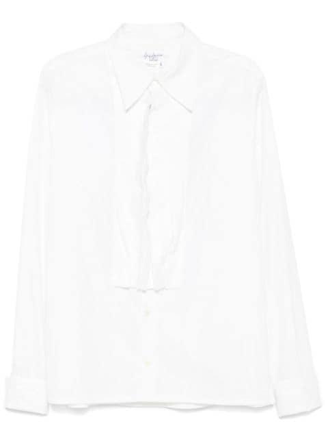 pintuck-detail shirt by YOHJI YAMAMOTO