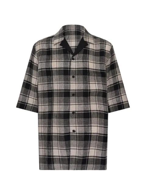plaid shirt by YOHJI YAMAMOTO