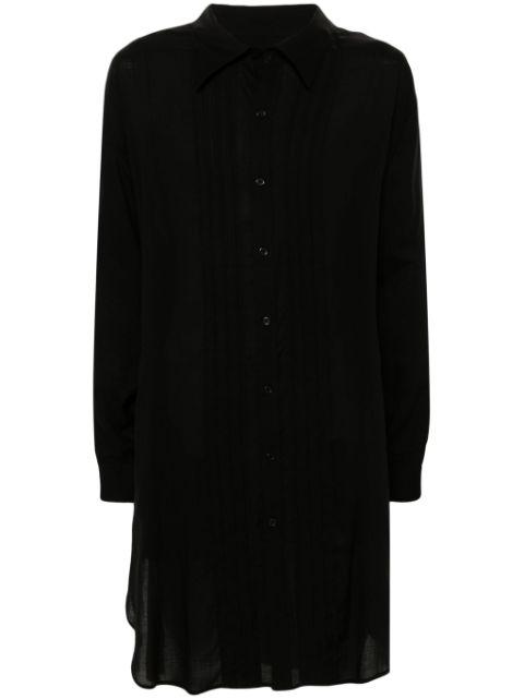 pleat-detail shirt by YOHJI YAMAMOTO