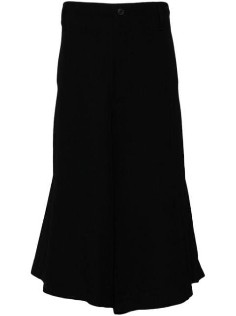 pleated cropped trousers by YOHJI YAMAMOTO