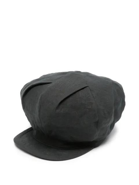 pleated-crown newsboy hat by YOHJI YAMAMOTO
