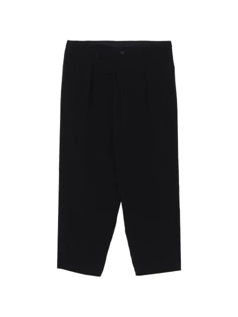 pleated straight-leg trousers by YOHJI YAMAMOTO
