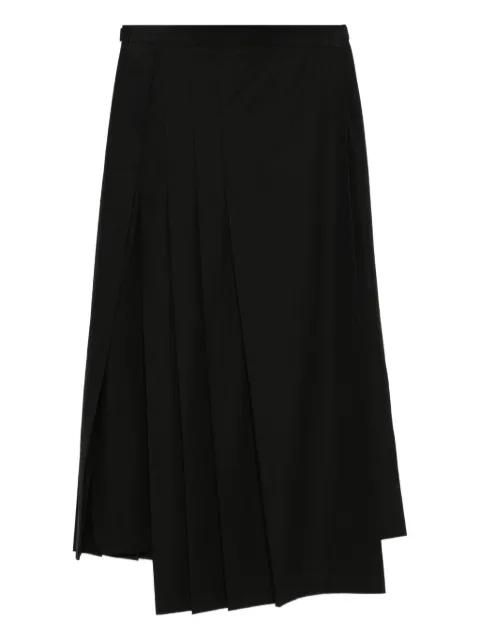 pleated wrap skirt by YOHJI YAMAMOTO