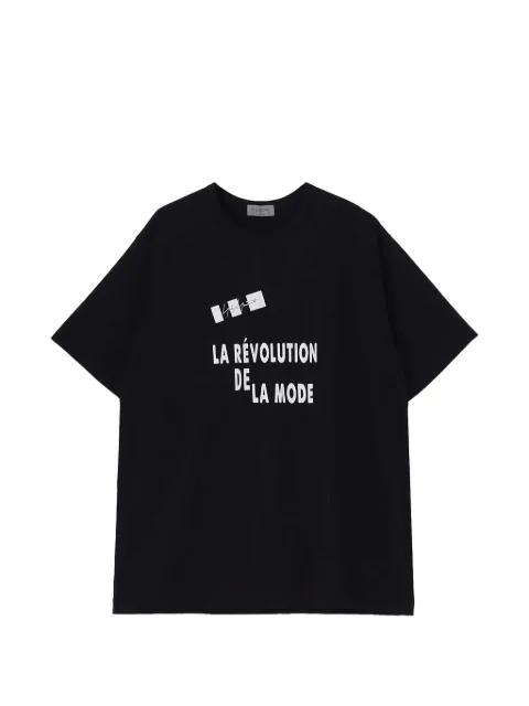 print T-shirt by YOHJI YAMAMOTO