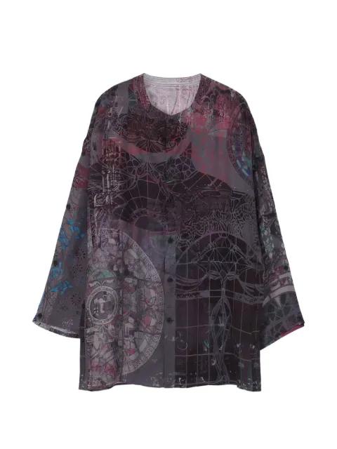 printed shirt by YOHJI YAMAMOTO