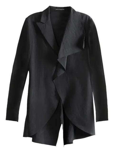 ruffled-detail jacket by YOHJI YAMAMOTO