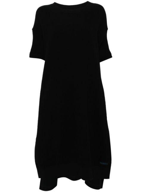 side-slit midi dress by YOHJI YAMAMOTO