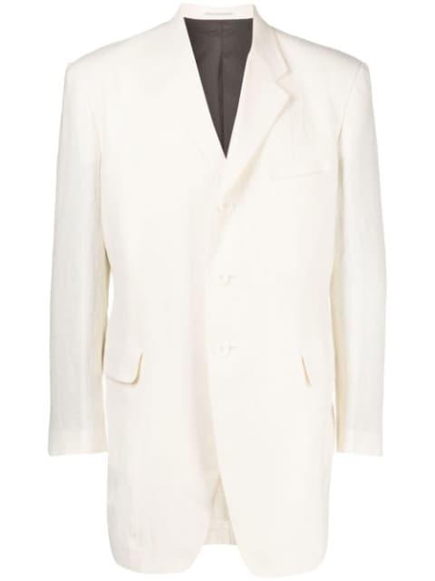 single-breasted blazer by YOHJI YAMAMOTO