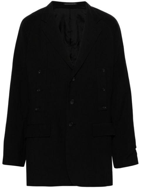 single-breasted coat by YOHJI YAMAMOTO
