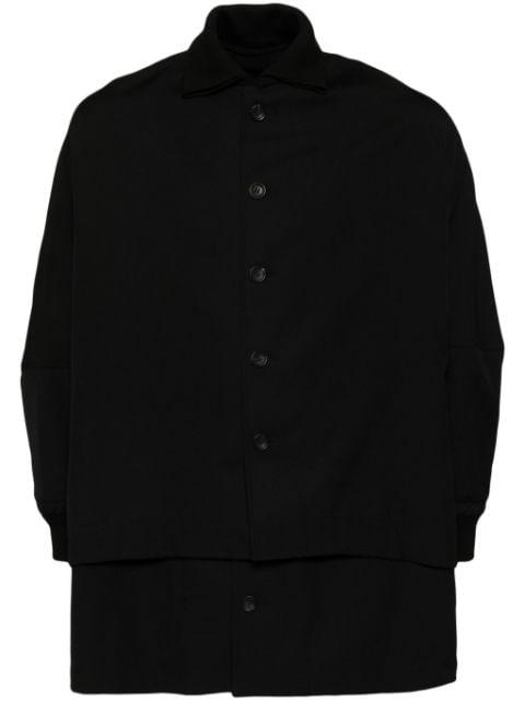 single-breasted coat by YOHJI YAMAMOTO