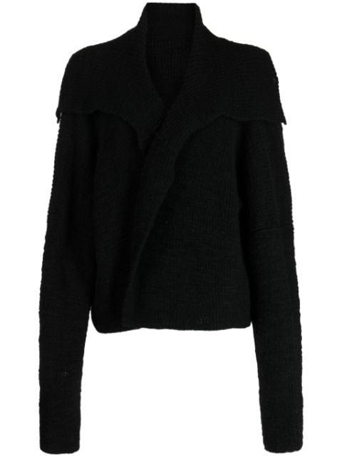 spread-collar wool bolero by YOHJI YAMAMOTO