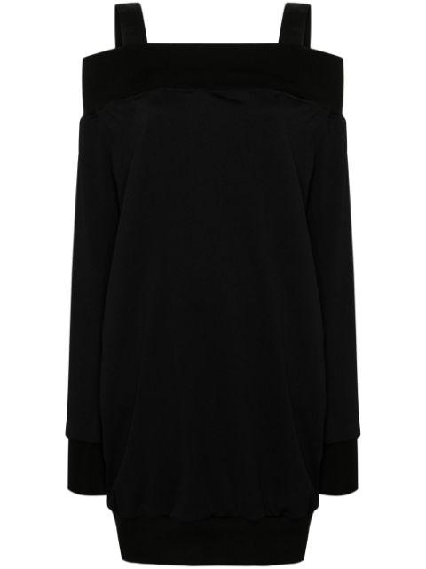 square-neck cady midi dress by YOHJI YAMAMOTO