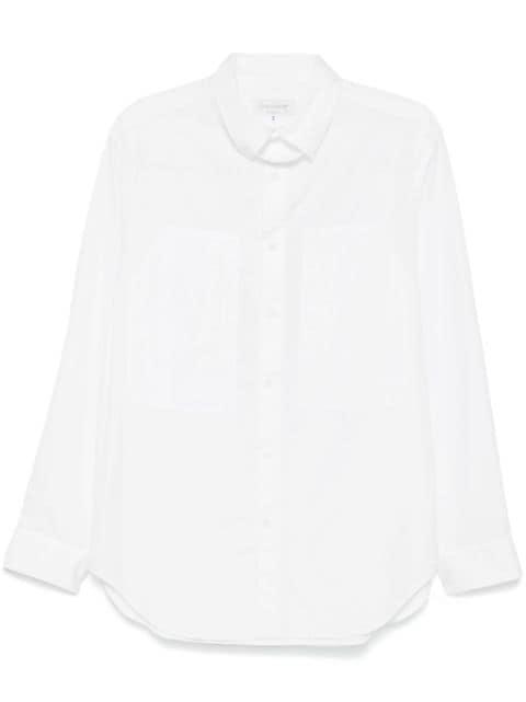 strap-detail shirt by YOHJI YAMAMOTO