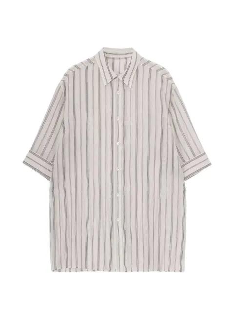 striped short-sleeve shirt by YOHJI YAMAMOTO