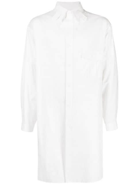 tab-collar long shirt by YOHJI YAMAMOTO
