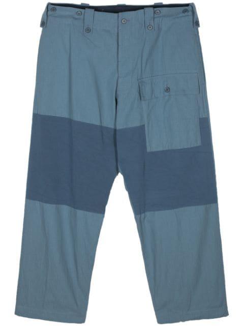 tapered cotton cargo trousers by YOHJI YAMAMOTO