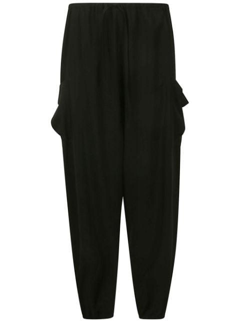 tapered-leg cargo trousers by YOHJI YAMAMOTO