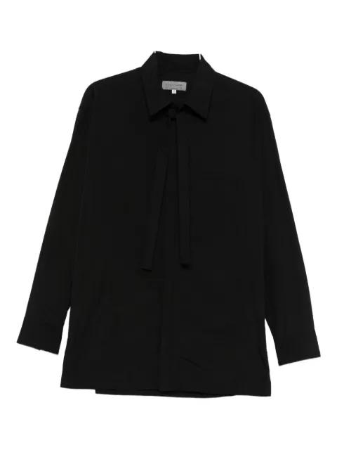 tie-neck pocket shirt by YOHJI YAMAMOTO