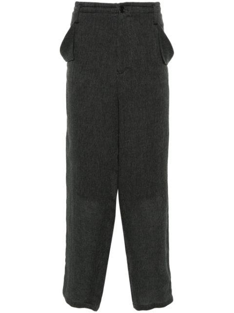 twill cotton trousers by YOHJI YAMAMOTO
