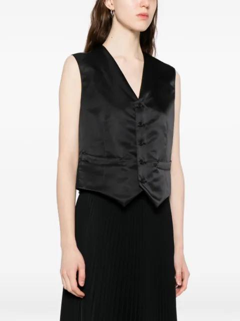 twill gilet by YOHJI YAMAMOTO