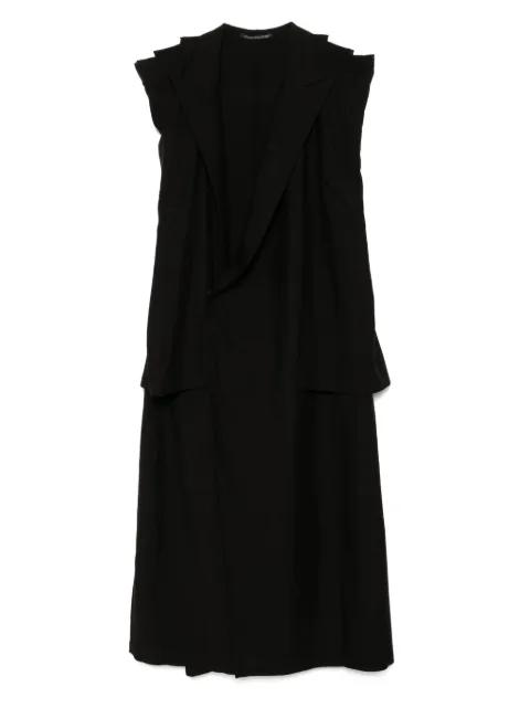 twisted gabardine coat by YOHJI YAMAMOTO