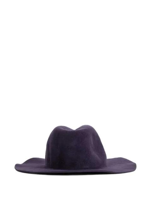 wool-felt crown hat by YOHJI YAMAMOTO