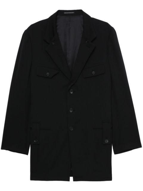 wool single-breasted blazer by YOHJI YAMAMOTO