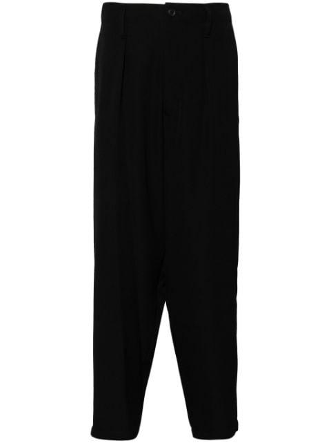wool tapered trousers by YOHJI YAMAMOTO