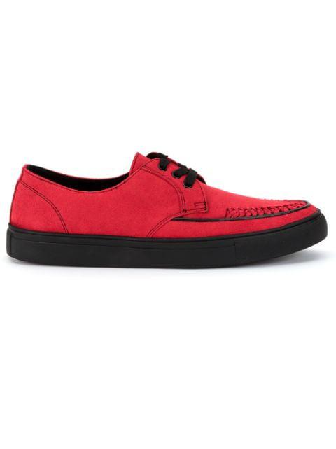 woven toe detail sneakers by YOHJI YAMAMOTO