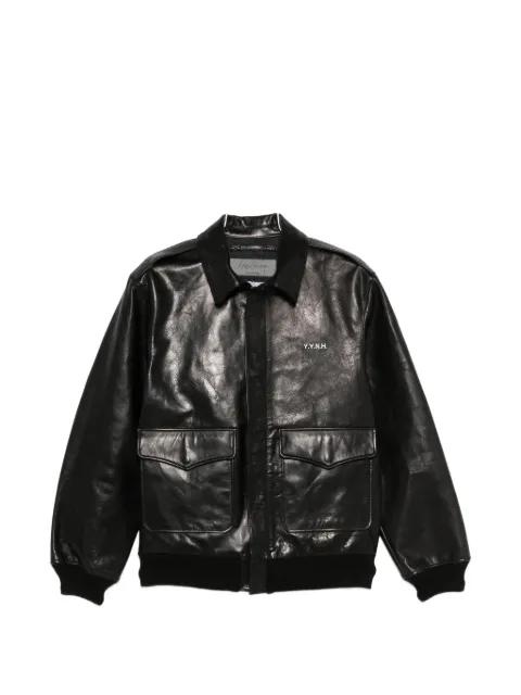 x Neighborhood leather jacket by YOHJI YAMAMOTO