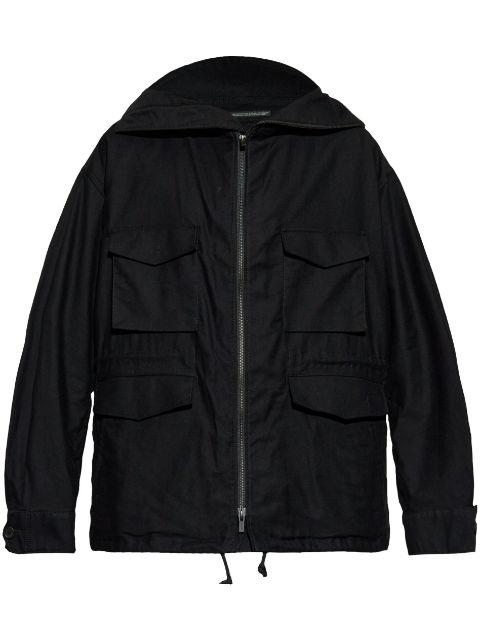 zip-up hoodied jacket by YOHJI YAMAMOTO