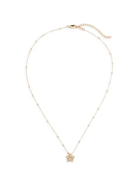crystal flower necklace by YOJ